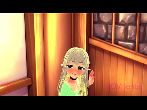 ❤️ (トラップ）エルフのメイドが顔を洗うのを手伝う スーパーセックス ❌️❤